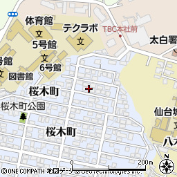 宮城県仙台市太白区桜木町29-22周辺の地図