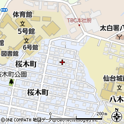 宮城県仙台市太白区桜木町29周辺の地図