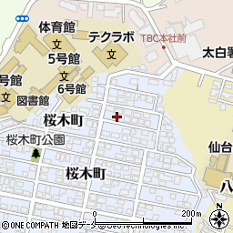 宮城県仙台市太白区桜木町29-23周辺の地図