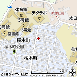 宮城県仙台市太白区桜木町29-27周辺の地図