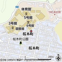 宮城県仙台市太白区桜木町30-12周辺の地図