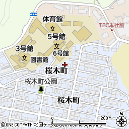 宮城県仙台市太白区桜木町30周辺の地図