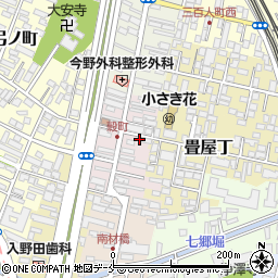 宮城県仙台市若林区穀町11周辺の地図