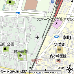 ＪＲ東日本山形五日町寮周辺の地図