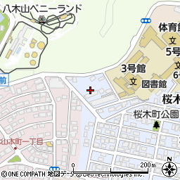 宮城県仙台市太白区桜木町1周辺の地図