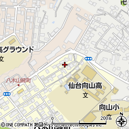 宮城県仙台市太白区八木山緑町3-5周辺の地図