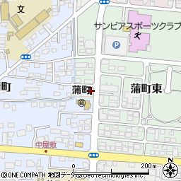 Ｋ・３蒲町東１番館周辺の地図