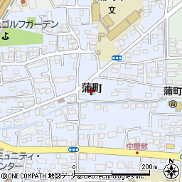 サンシャイン蒲町周辺の地図