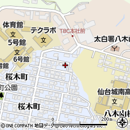 宮城県仙台市太白区桜木町33-9周辺の地図