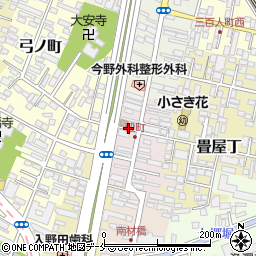 宮城県仙台市若林区穀町周辺の地図