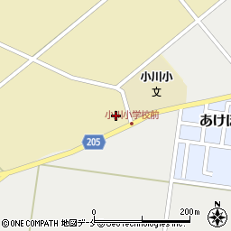 村上市立　朝日学童保育所周辺の地図