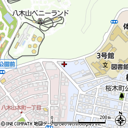 宮城県仙台市太白区桜木町1-5周辺の地図