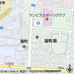宮城県仙台市若林区蒲町東周辺の地図