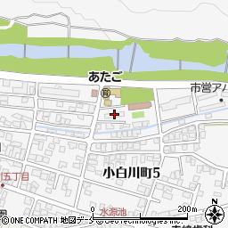 小白川住宅周辺の地図