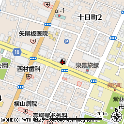 ＥＮＥＯＳ　Ｄｒ．Ｄｒｉｖｅ山形十日町店周辺の地図