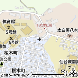 宮城県仙台市太白区桜木町32周辺の地図
