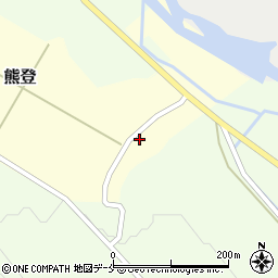 新潟県村上市熊登2312周辺の地図