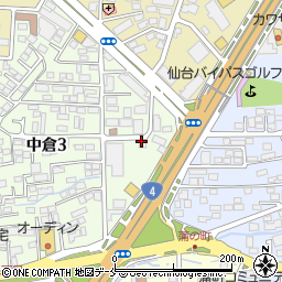 上海厨房 中倉店周辺の地図