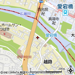 仙台市役所　建設局愛宕大橋自転車保管所周辺の地図