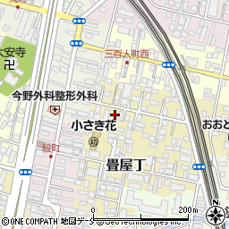 宮城県仙台市若林区五十人町周辺の地図