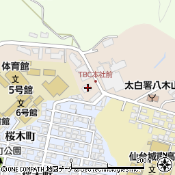 仙台八木山斎場清月記周辺の地図