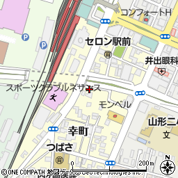 山形ガス駅前事業所周辺の地図