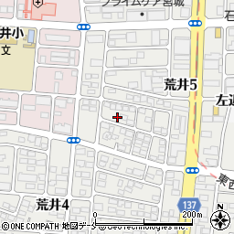 宮城県仙台市若林区荒井5丁目9-16周辺の地図