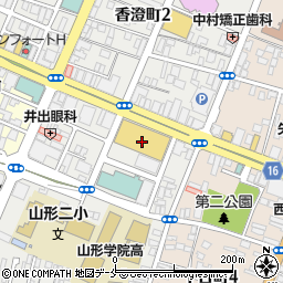 山交ビル　ヤマコーホール・貸ホール・ビアガーデン周辺の地図