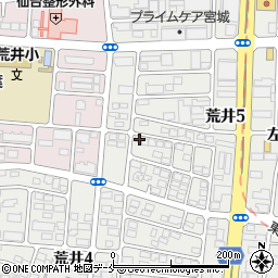 宮城県仙台市若林区荒井5丁目9-2周辺の地図
