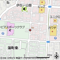宮城県仙台市若林区伊在前通周辺の地図