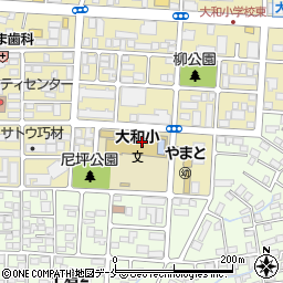 仙台市立大和小学校周辺の地図