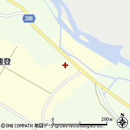 新潟県村上市熊登2302周辺の地図