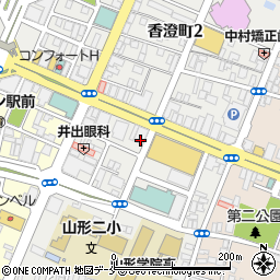 いろはにほへと 山形駅前店周辺の地図