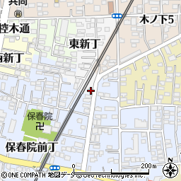 宮城県仙台市若林区東新丁1周辺の地図