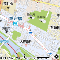 トヨタレンタリース仙台愛宕橋駅前店周辺の地図