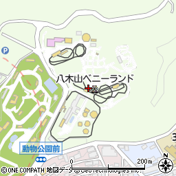 仙台八木山ベニーランド周辺の地図