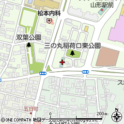 スーパーホテル山形駅西口天然温泉周辺の地図