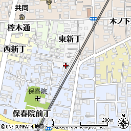宮城県仙台市若林区東新丁3周辺の地図