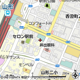 ダイワロイネットホテル山形駅前【普通車：7:00～19:00】周辺の地図