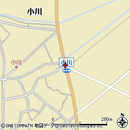 小川周辺の地図