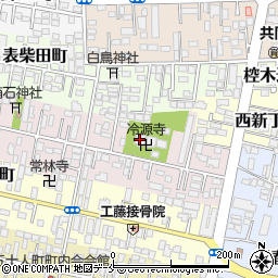 冷源寺周辺の地図