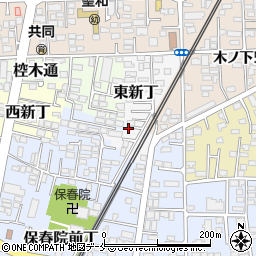 宮城県仙台市若林区東新丁4周辺の地図
