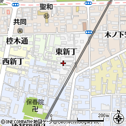 宮城県仙台市若林区東新丁4-12周辺の地図