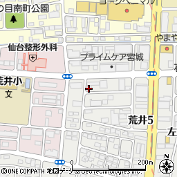 宮城県仙台市若林区荒井5丁目5-8周辺の地図