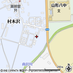山形県山形市村木沢7316-7周辺の地図