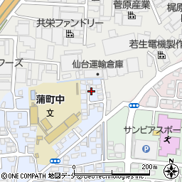 蒲町穴田公園周辺の地図