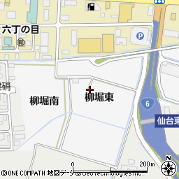 宮城県仙台市若林区六丁目（地蔵前）周辺の地図