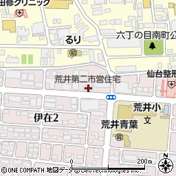 荒井第二市営住宅周辺の地図