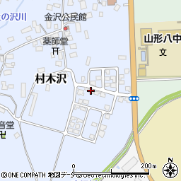 山形県山形市村木沢7195-25周辺の地図