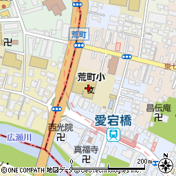 仙台市立荒町小学校周辺の地図